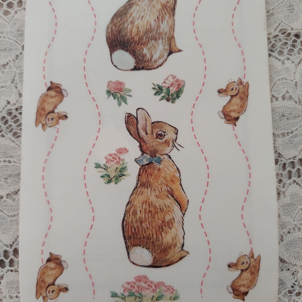 Colorbok Peter Rabbit Stickers Big Bunny Borders Scrapbook or Craft Supplies - Picture 5 of 5